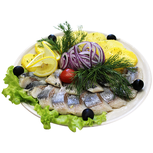 Сельд с гарниром